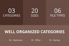 150 Office &amp; Stationery Flat Greyscale Icons Product Image 3