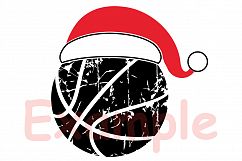 Santa Basketball Hat Christmas svg Elf sweater 1043s Product Image 2