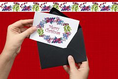 Christmas winter holiday PNG watercolor set Product Image 8