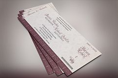 Vintage Boarding Pass Invitation Template Product Image 6