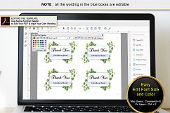 Printable Thank You Card Template, instan download, DAD_07 Product Image 3