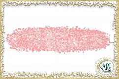 Brush Strokes in Blush Pink - Pink Glitter - Digital Clipart 24 of beautiful PNG files Product Image 5