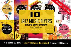 10 Music Night Flyers Bundle Product Image 1