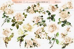 Farmhouse Watercolor Flowers &amp; Monograms Product Image 8