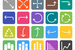 90 Infographics Filled Round Corner Icons Product Image 2