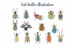 Beetles png clipart, Baby nursery, Insect png elements Product Image 5
