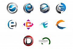 Modern and elegant business logos set Product Image 1