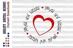 Loved and Blessed svg Loved Svg Bible verse Svg Bible svg Product Image 2