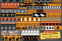 Halloween Washi Tape Clipart Product Image 1