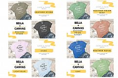 T-Shirt Mockup Bella Canvas 3001 Mega Bundle TShirt Flat Lay Product Image 4