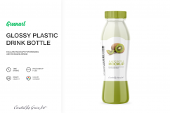 Glossy Plastic Bottle Mockup Product Image 2
