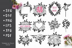 Floral Mega Bundle - SVG DXF PNG EPS JPG PDF Cut Files Product Image 4