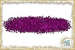 Brush Strokes in Purple Glitter - Digital Clipart 24 of beautiful PNG files Product Image 19