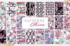 Bouquet of pink flower PNG watercolor pack Product Image 6