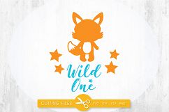 wild-one cutting files svg, dxf, pdf, eps included - cut files for cricut and silhouette - Cutting Files SG Product Image 1