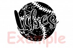 Baseball Vibes svg grunge baseball svg 1001S Product Image 3