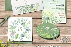 Big green set in watercolor Product Image 9