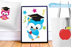 Graduation Owls  graphics and illustrations Product Image 5