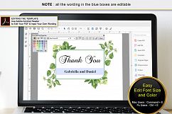 Printable Thank You Card Template, instan download, DAD_07 Product Image 4