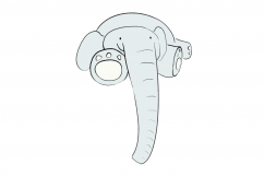 Baby Elephant | CLIP ART illustrations | PNG/JPEG Product Image 2