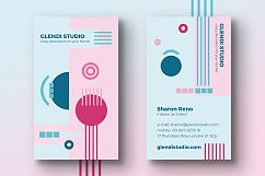 Abstract Business Card Template Product Image 1