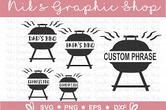 BBQ SVG, Dads bbq, Grandpas BBQ, bbq svgs, bbq cut files Product Image 1