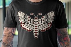 Death Head Moth Vector Design Product Image 2