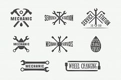 Mechanic and Car Repair Emblems Bundle Product Image 12