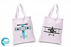 Airplane clipart, Airplane graphics, Biplane, Plane clipart, graphics, illustrations AMB-2268 Product Image 2