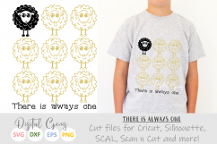 &#039;There is always one&#039;, Black Sheep design. Product Image 1