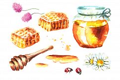 Sweet honey. Watercolor collection Product Image 2