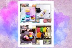 Macaroons, Colored, Sweet Macaroons, Printable, 2x2 Inch Product Image 3