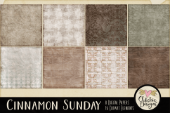 Digital Scrapbook Kit - Cinnamon Sunday Product Image 3