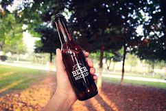 Beer Glass and Bottle Mock-up Bundle #1 Product Image 12