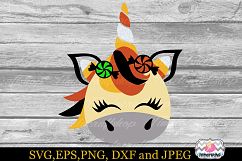 Halloween Trick and Treat Candy Corn Unicorn Product Image 2