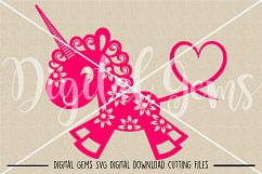 Unicorn SVG / DXF / EPS / PNG files Product Image 2