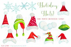 Christmas Holiday Hats Clipart Product Image 2