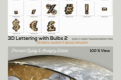 3 Light Bulbs 3D Letterings Product Image 11