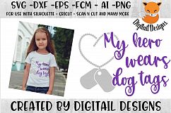 Military Child SVG - Silhouette - Cricut - Scan n Cut Product Image 1
