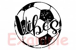 Soccer Ball Vibes svg grunge Football 1004s Product Image 3