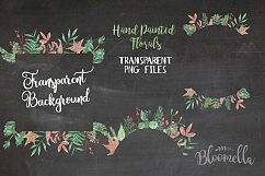 Wonderland Frames Borders Painted Winter Christmas Holly Red Product Image 6