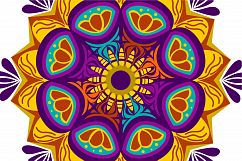 Colorful Mandala Abstract Geometric Product Image 2