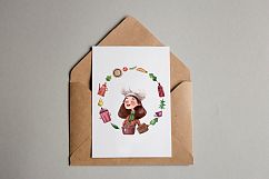 Tiny Kitchen - Watercolor Clip Art Set Product Image 13