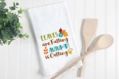 Leaves are Falling SVG - Fall SVG Cut File - DXF EPS PNG JPG Product Image 2