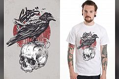 Crow on Skull Product Image 4