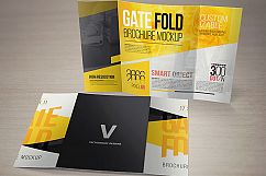 17 X 11 GATE FOLD BROCHURE MOCKUPS Product Image 2