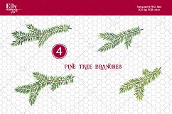 Clip Art Watercolor Christmas Ornaments Product Image 3