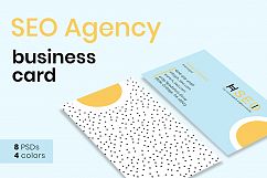 SEO Agency Business Card Templates Product Image 1