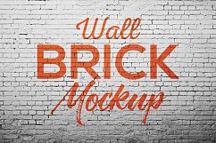 Wall brick Mock Up Product Image 1