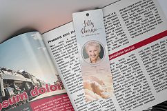 Heaven Memorial Bookmarker Template Product Image 2